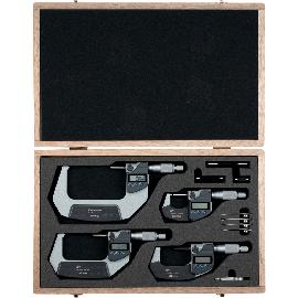 Digitaler Bügelmessschrauben-Satz, Ratsche, Datenausgang, IP65, Mb 0-100 mm Produktbild